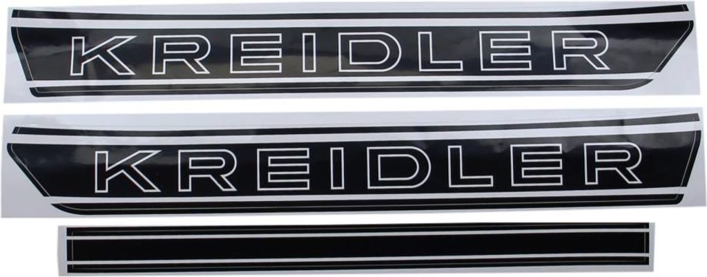 Nálepka set černá/bílá Tank pro Kreidler Florett RS RMC K54 Obrázek produktu 