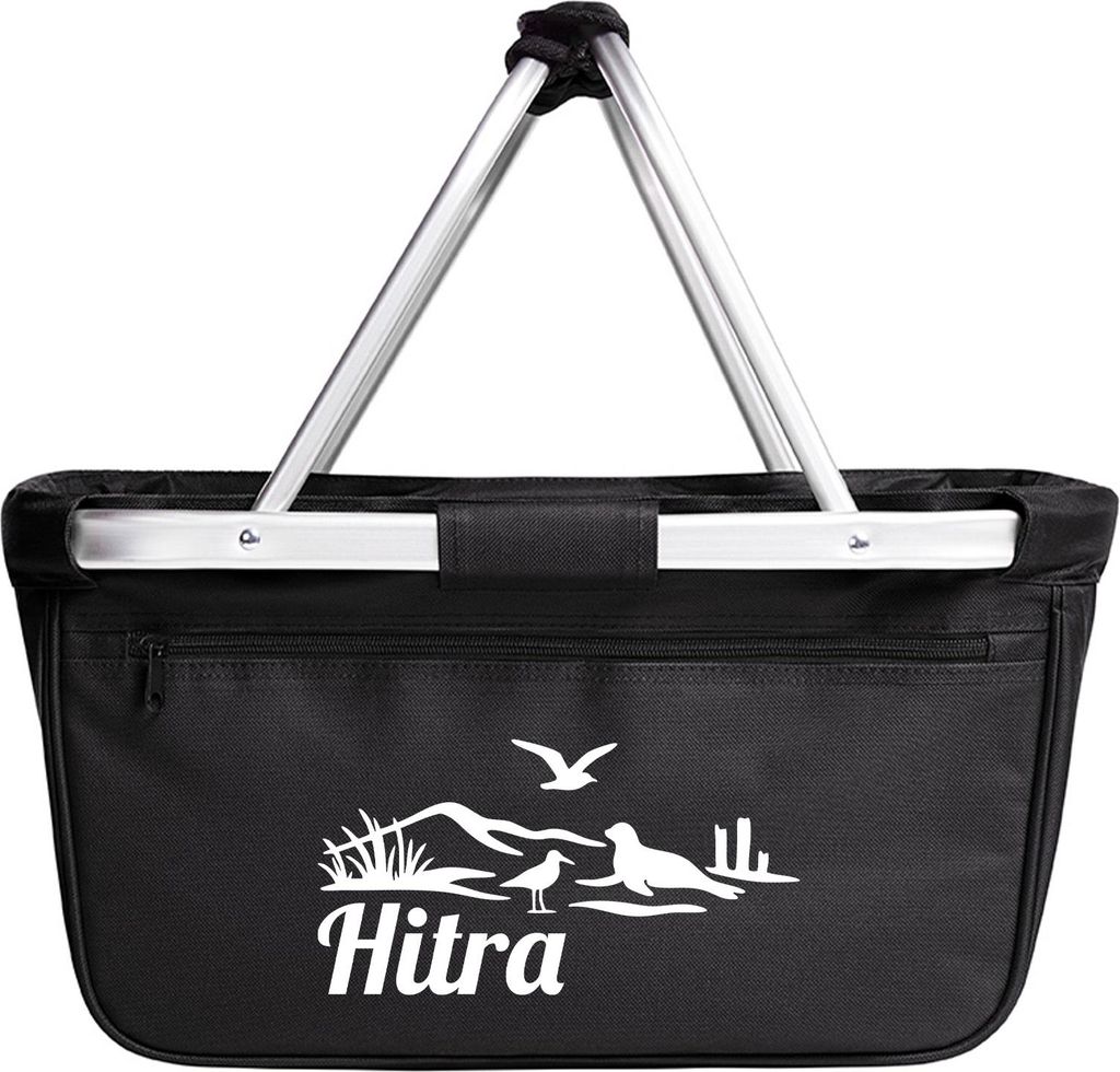 Huuraa Einkaufskorb Hitra Norwegen 20 Liter Black faltbarer Tragekorb Geschenkidee