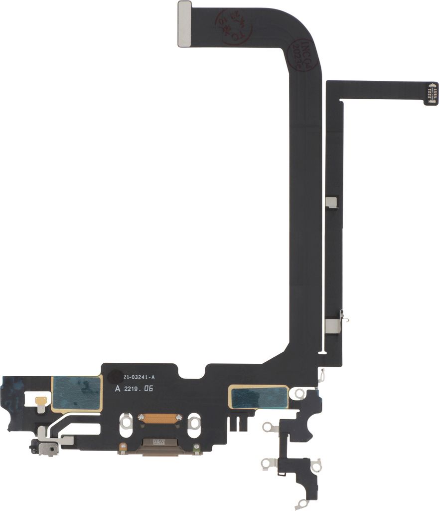 Relife, Lightning-Ladeanschluss für iPhone 13 Pro Max mit Mikrofon, Gold