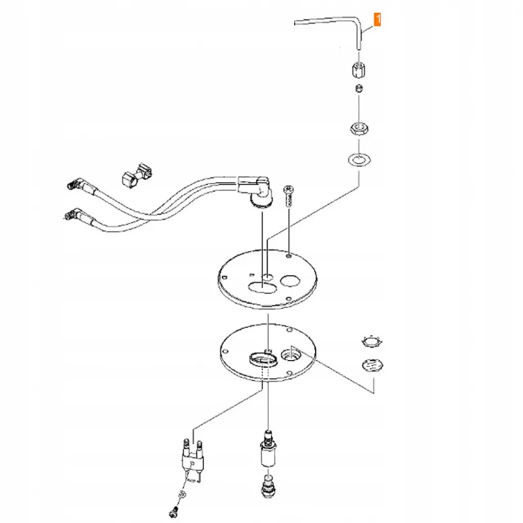 Conduzione Carburante Karcher HDS - Codice Ricambio 5.423-347.0