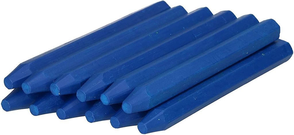 KOTARBAU Zimmermannsbleistift zum Markieren von Holz 12 Stück Satz Blau