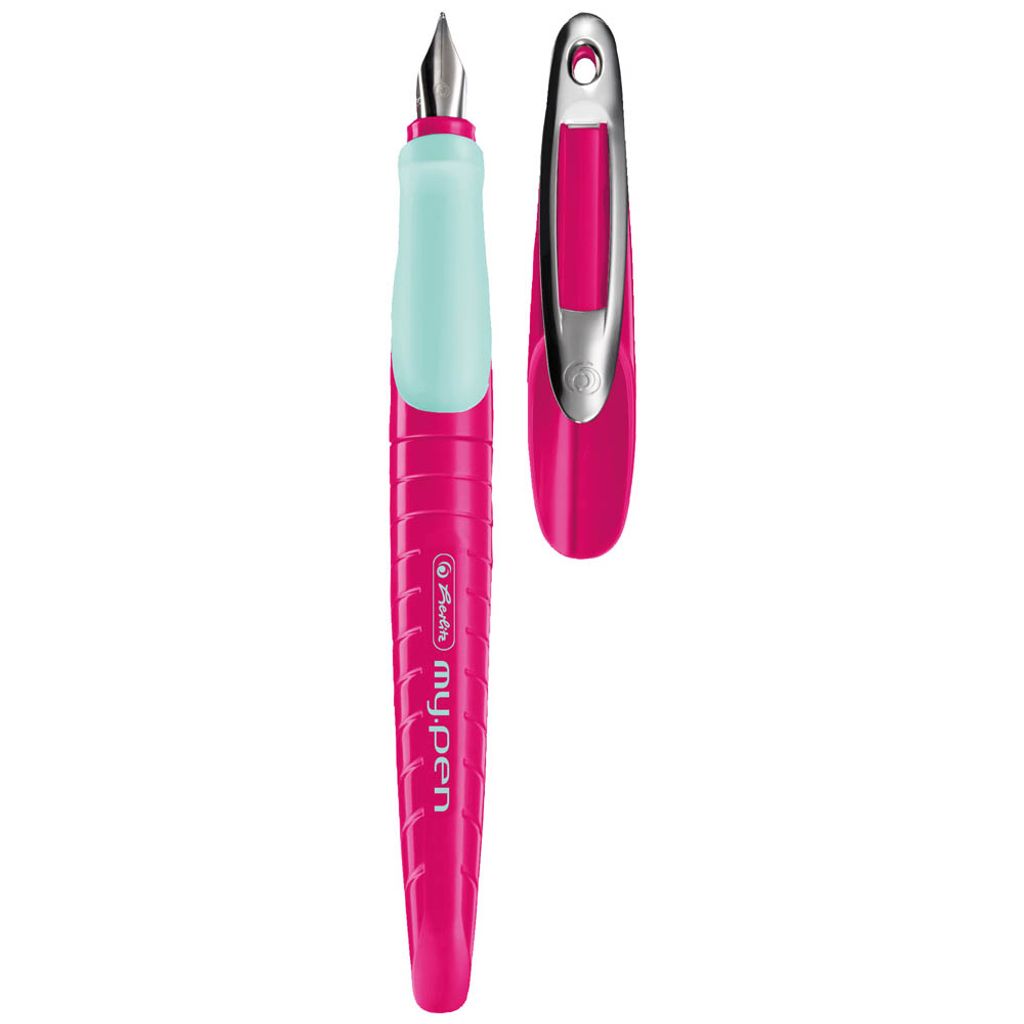 Schulfüllhalter my.pen M-Feder lila/minze
