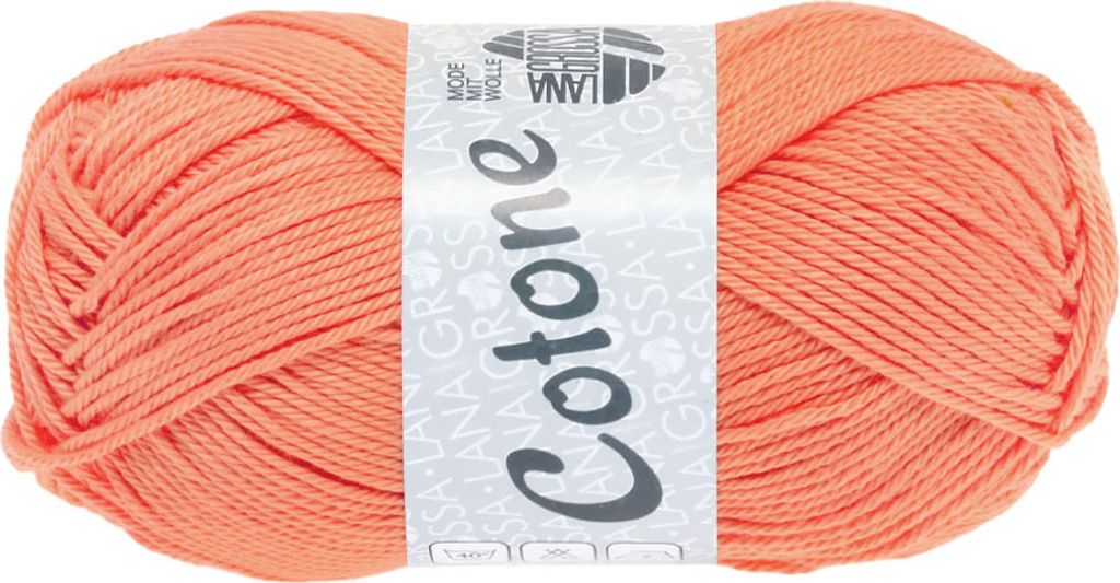 Lana Grossa Cotone 075 Lachs 50g Produktbild 
