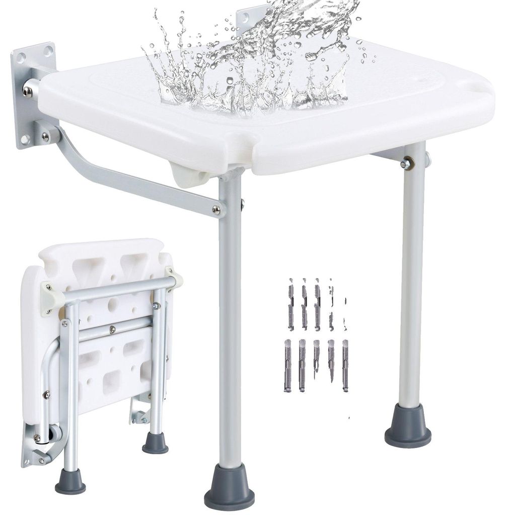 VEVOR Skládací sprchová židle z PE, 40,1 x 37,6 cm, Obrázek produktu 