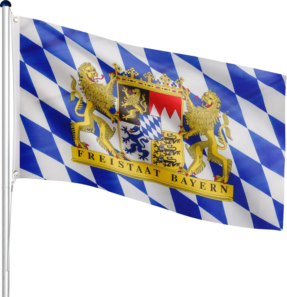 FLAGMASTER® Aluminium Fahnenmast 6 5m Alu