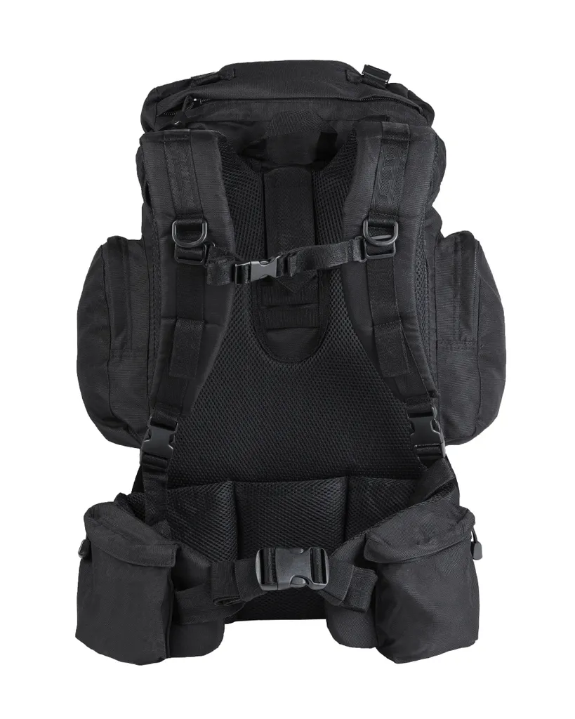 Sac à dos Mil-Tec Commando 55L Noir - Multifonction et Imperméable - 2