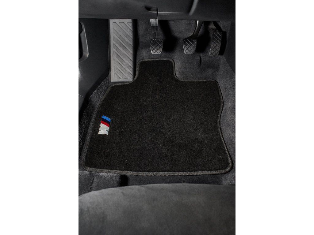 Premium Doppelziernaht Fußmatten für BMW 3er E46 Kombi Touring