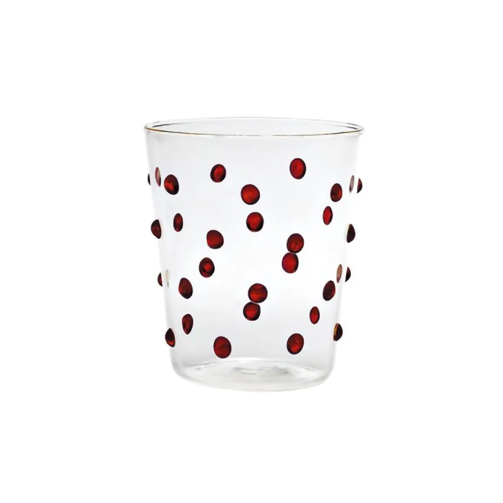 Zafferano Party Tumbler Rosso 45cl - Bicchieri Design Federico de Majo
