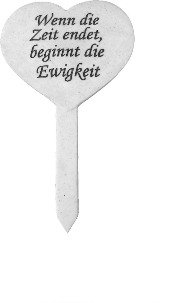 Grabschmuck Herz mit Inschrift 22,5 cm Produktbild 