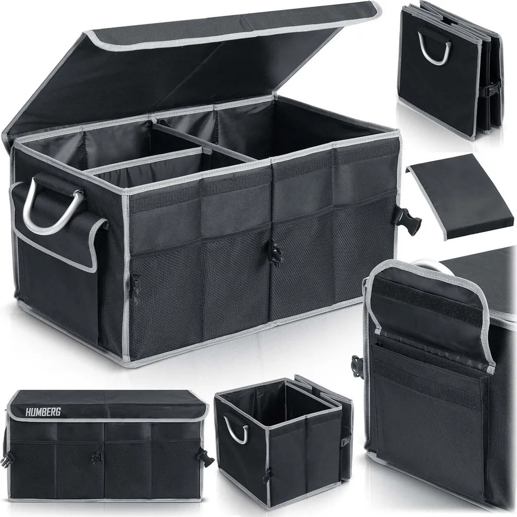 Sac de rangement pour coffre auto - Organisateur compartimenté pliable