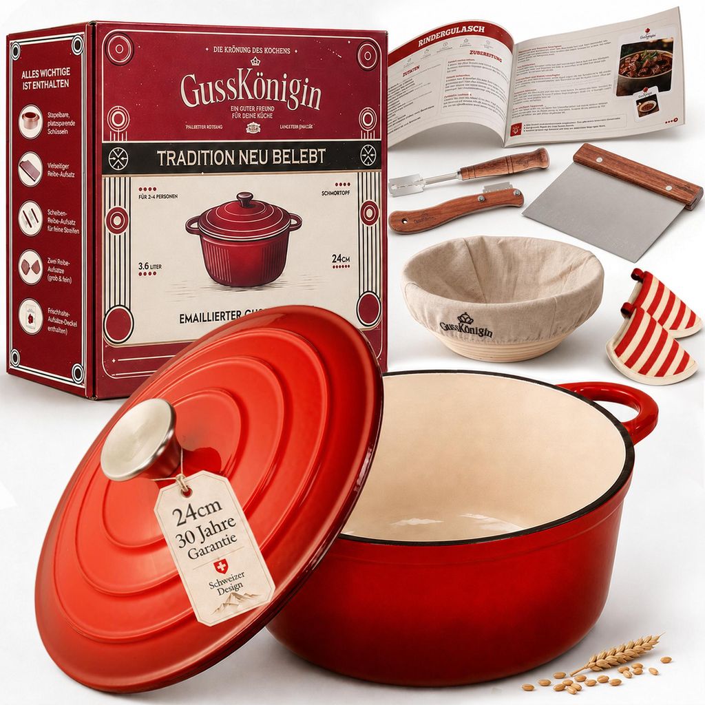 Brottopf 24 cm – Gusseisen Topf zum Brotbacken als Dutch Produktbild 