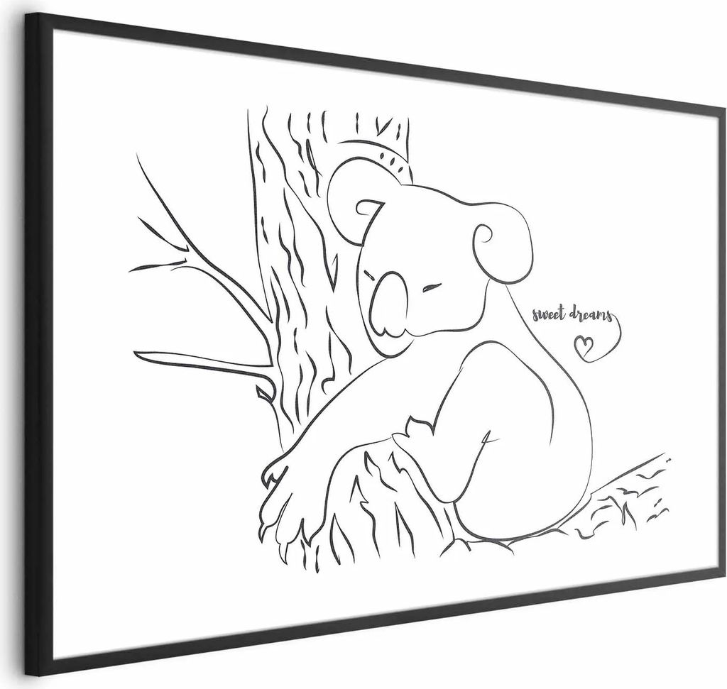 Posterpapier Poster - Sleeping Koala 42x29.7 cm Tiere g-A-0171-ao-a