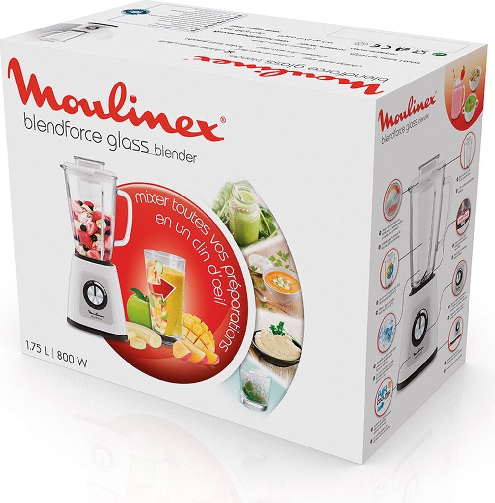Moulinex LM430, Stojací mixér, 1,75 l, Drcení ledu, 800 W, Obrázek produktu 