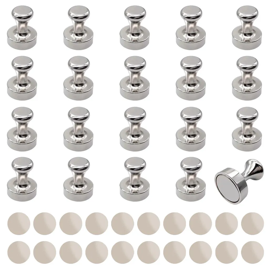 Bandes Magnétiques Autocollantes Set de 10 pour Tableau et Photos