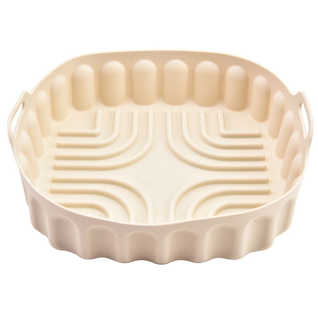 Wiederverwendbare Backform, antihaftbeschichtet, wasserdicht, quadratisch, Silikon, Fritteuse-Einlage, Grill-Backform-Matte, Küchenzubehör