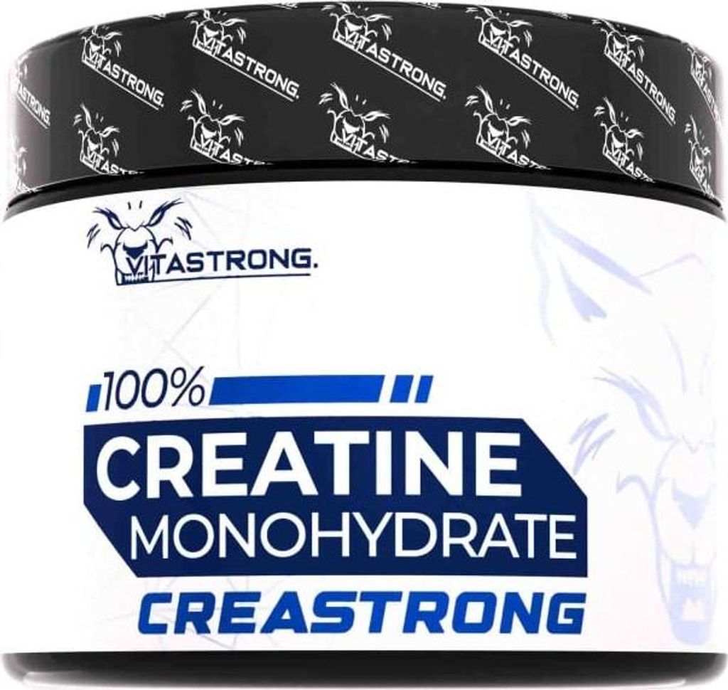 Creatin Monohydrat CreaStrong, 120 Kreatin Tabletten für Pre Workout, Intra Workout und Post Workout, Alternative zu Kreatin Kapseln, Kreatin Gumm...