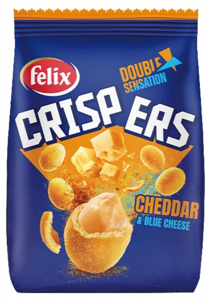 Felix Crispers Erdnüsse mit Käsekruste Cheddar & Produktbild 