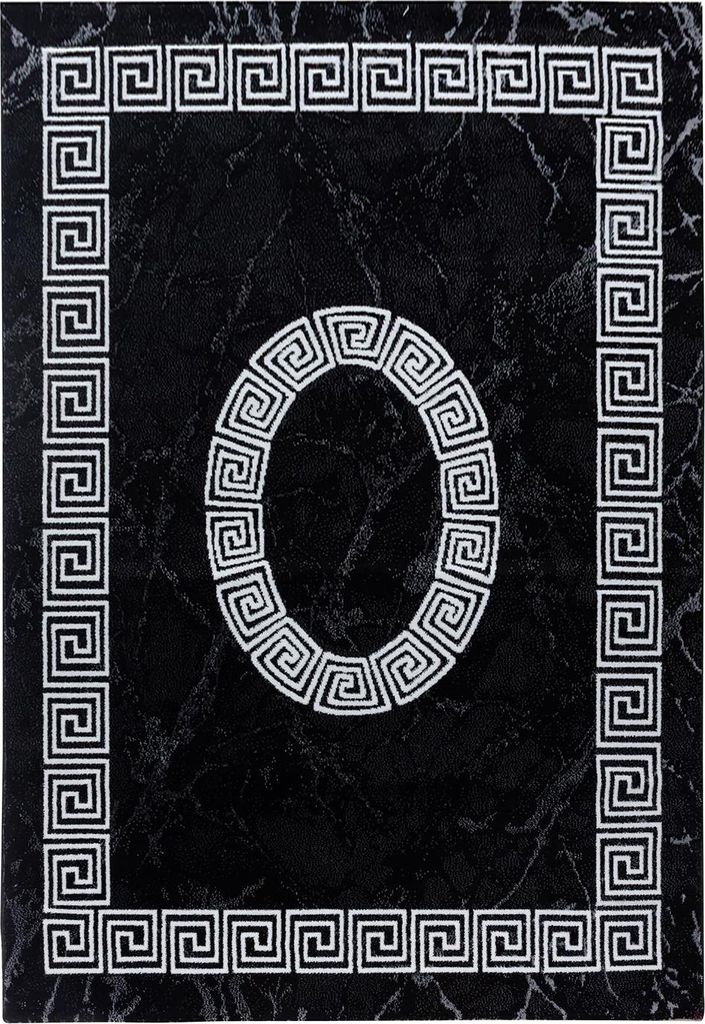 Kurzflor Teppich PLUS Schwarz 240 x 340 cm