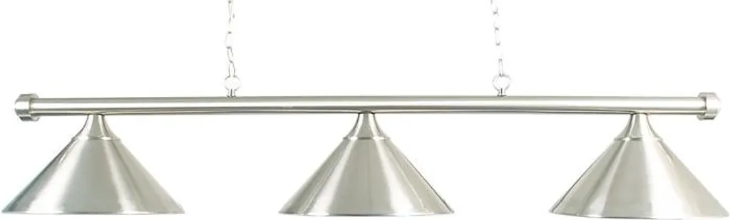 Lampada Tavolo 3 Paralumi Acciaio | Luce Calda per la Casa