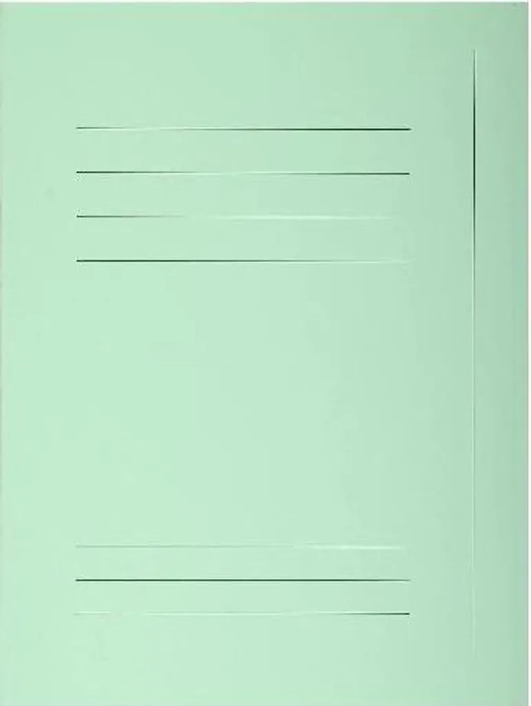 Chemise à 3 Rabats en Carte Lustrée 24x32cm Pack de 50 Exacompta Vert