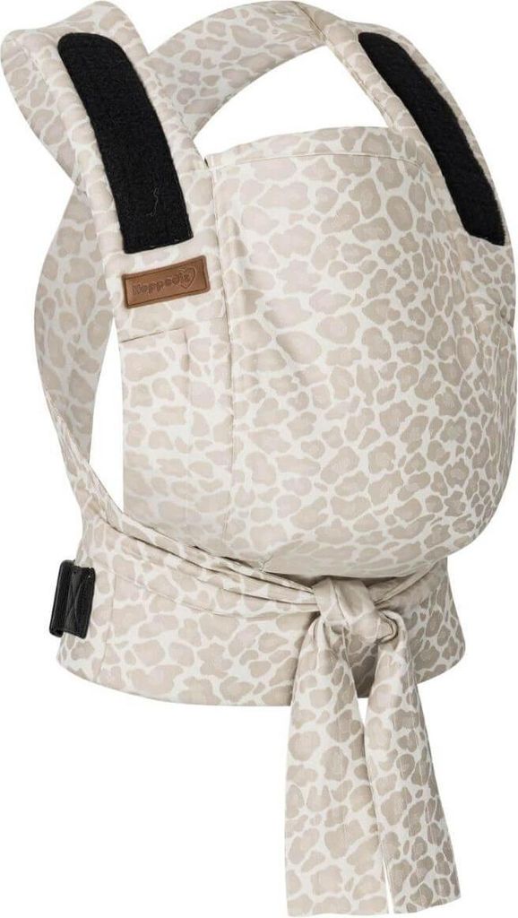 HOPPEDIZ Babytrage Bondolino b.pure Komforttrage ab Geburt (3 - 20 kg) Bauchtrage, Rückentrage & Hüfttrage Kigali