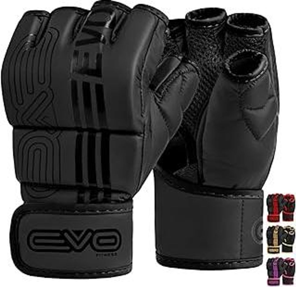 EVO Fitness MMA Handschuhe Männer Und Frauen Training Grappling Sparring MMA Gloves Trainingshandschuhe Karate Taekwondo Boxhandschuhe Muay Thai K...
