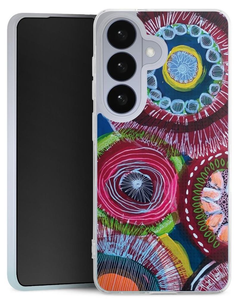 DeinDesign Slim Hülle für Samsung Galaxy S26 Silikon Case Ultra Dünn Handyhülle Farbe Malerei bunt
