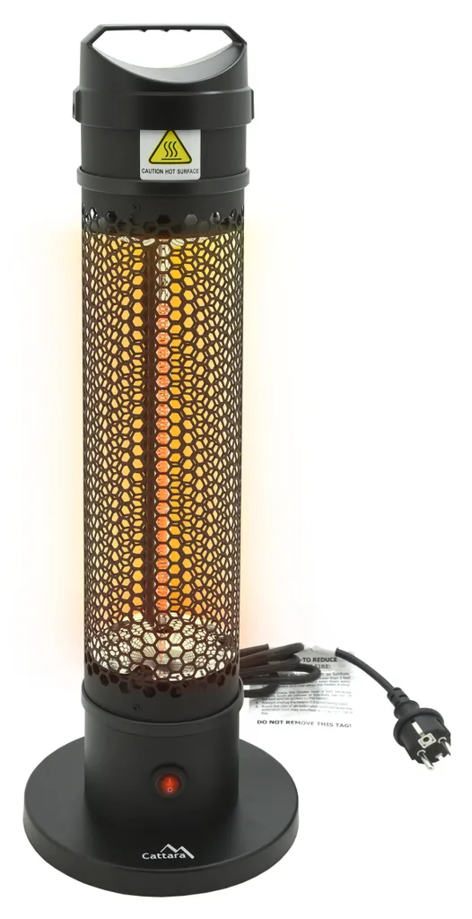 Chauffage infrarouge 1000W Cattara basse consommation pose au sol