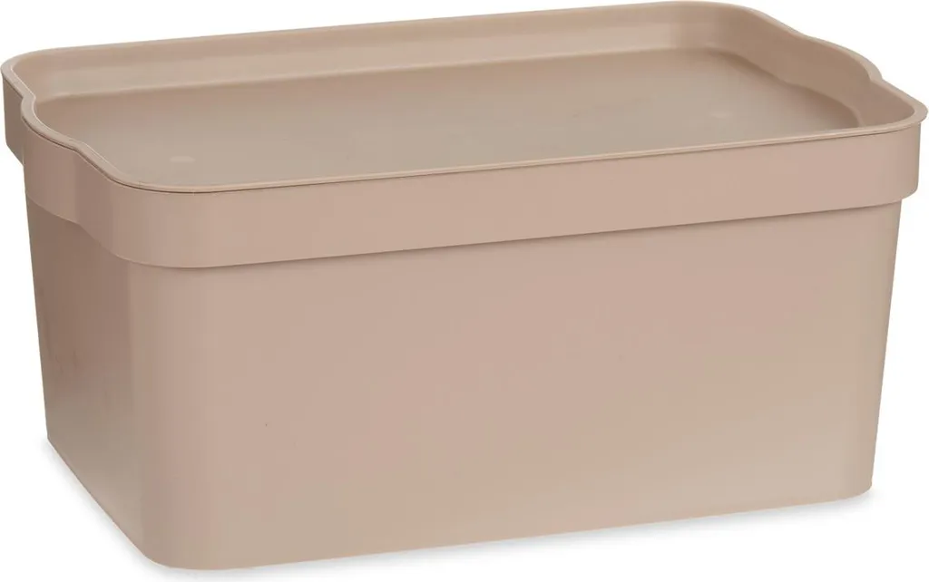 Bac de rangement 7,5 L en plastique avec couvercle clipsable hermétique