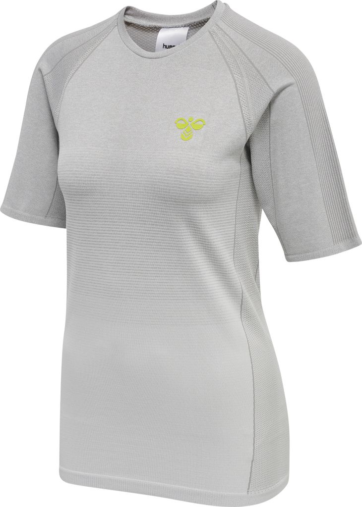 hummel hmlGG12 TRAINING SEAMLESS S/S WOMAN - ALLOY MELANGE - L