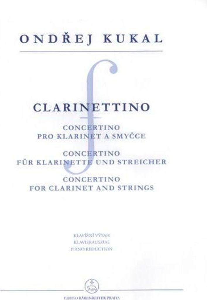Clarinettino für Klarinette und Streicherfür Klarinette und Klavier