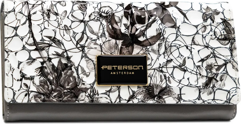 Portafoglio Peterson Allima Donna Pelle Nero: Stile e Sicurezza RFID