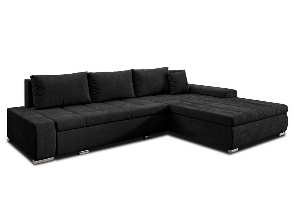 AX LIVING Eckcouch mit Bettfunktion Tunceli Anthrazit - 297 Produktbild 
