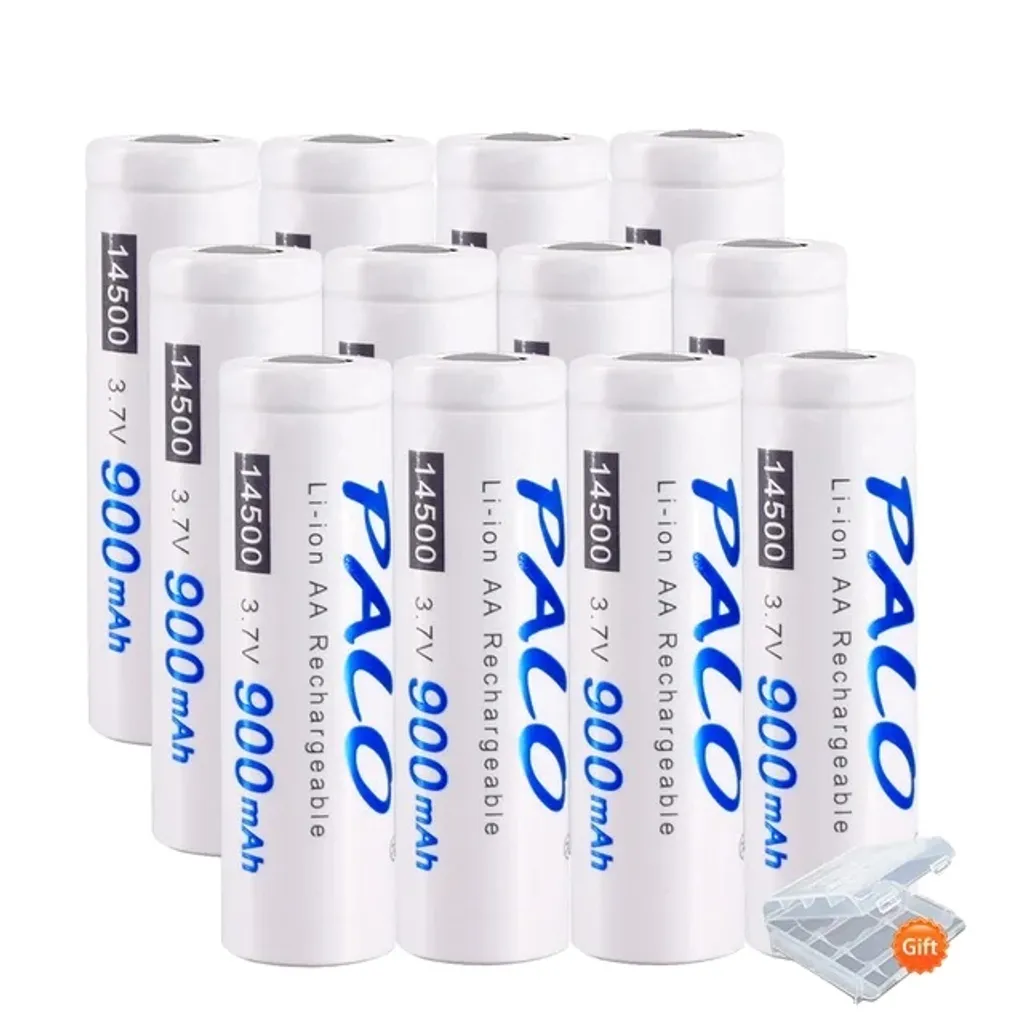 Accumulateurs Lithium 14500 de 3,7V 900mAh pour Lampes et Petits Objets