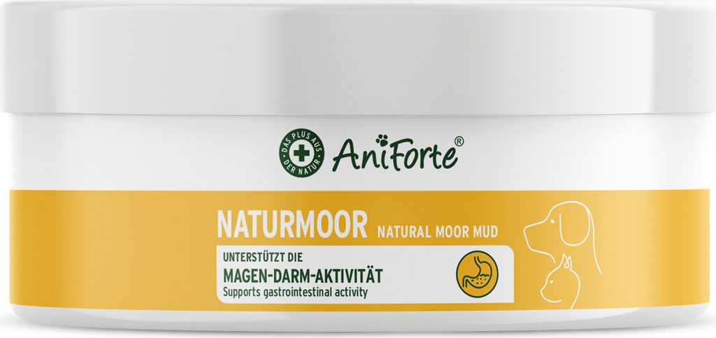AniForte Heilmoor für Katzen & Hunde 300g – Verbessert die Kotbeschaffenheit, Verdauung, Magen-Darm-Aktivität – Natürliche Heilerde für Hun...