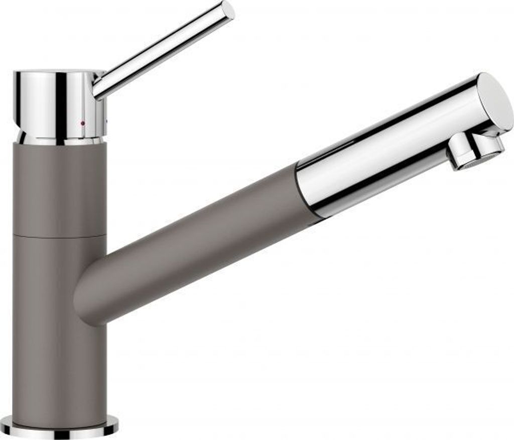 Blanco Küchenarmatur mit Handbrause KANO-S chrom vulkangrau 527654