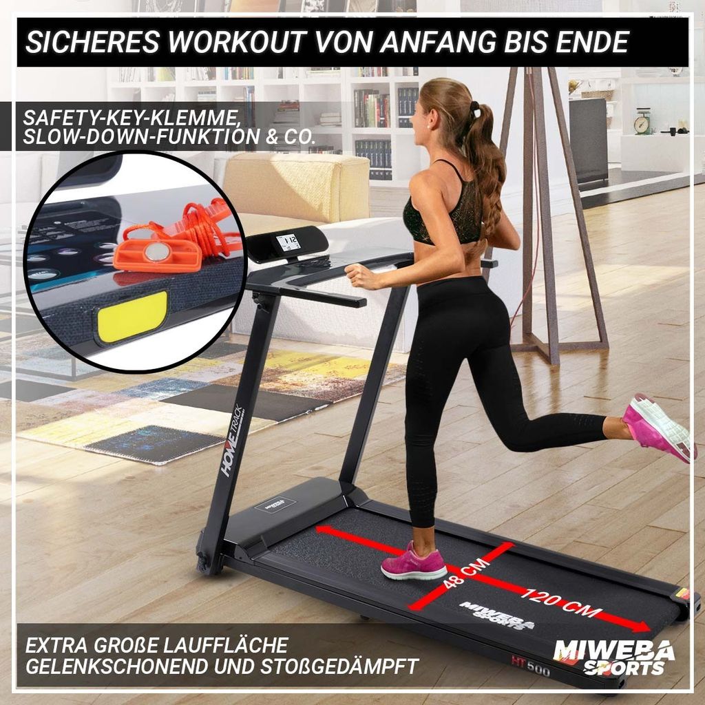Miweba Sports Profi Laufband HT500 | Elektrisch - Klappbar Produktbild 5