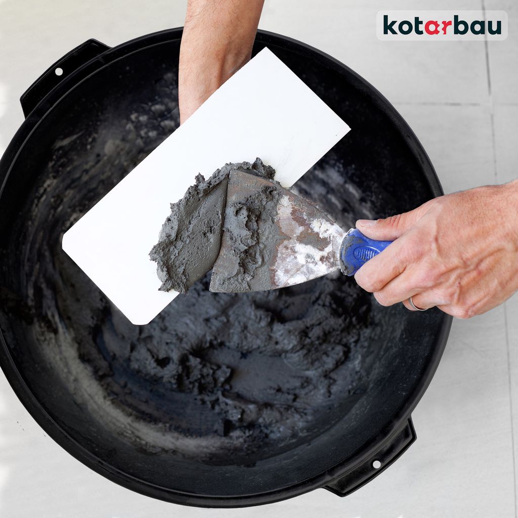 KOTARBAU® 3 St. Mörtelwanne 11 L Mörtelkübel Schwarz Produktbild 4