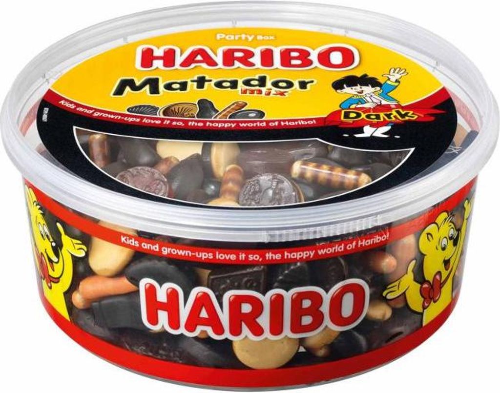 Haribo Matador Mix Dark 900g Produktbild 