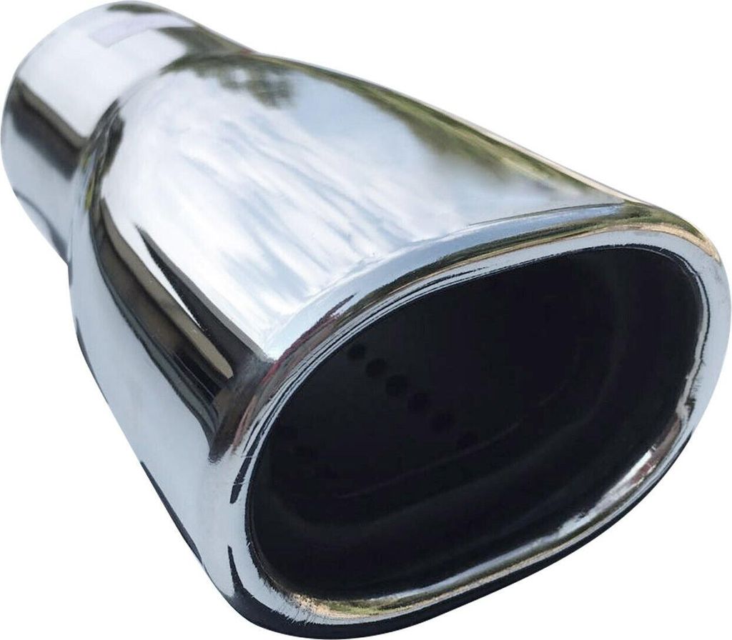 Auspuffblende Endrohr für Chevrolet Cruze Aveo Cobalt Chrom Rostfrei 53-59mm