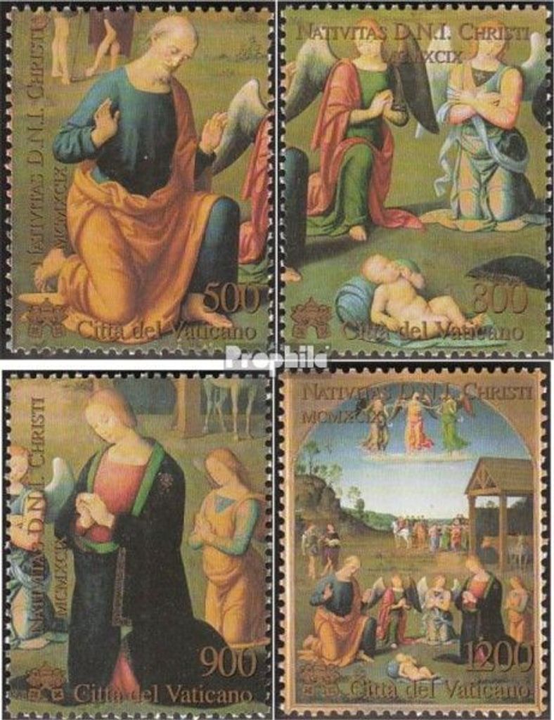 Briefmarken Vatikanstadt 1999 Mi 1319-1322 (kompl.Ausg.) Produktbild 