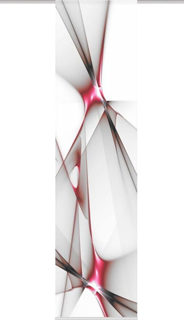 Schiebegardine Franklin rot 245x60 cm Produktbild 