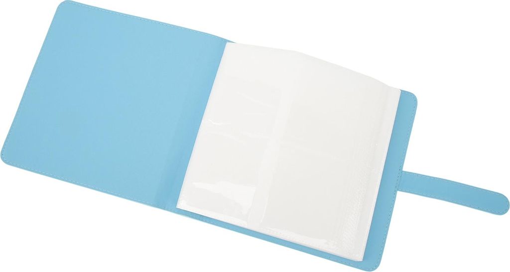 3 Zoll 288 Taschen Fotoalbum große Kapazität Multifunktion Kunstleder für Mini 12 11 Blau