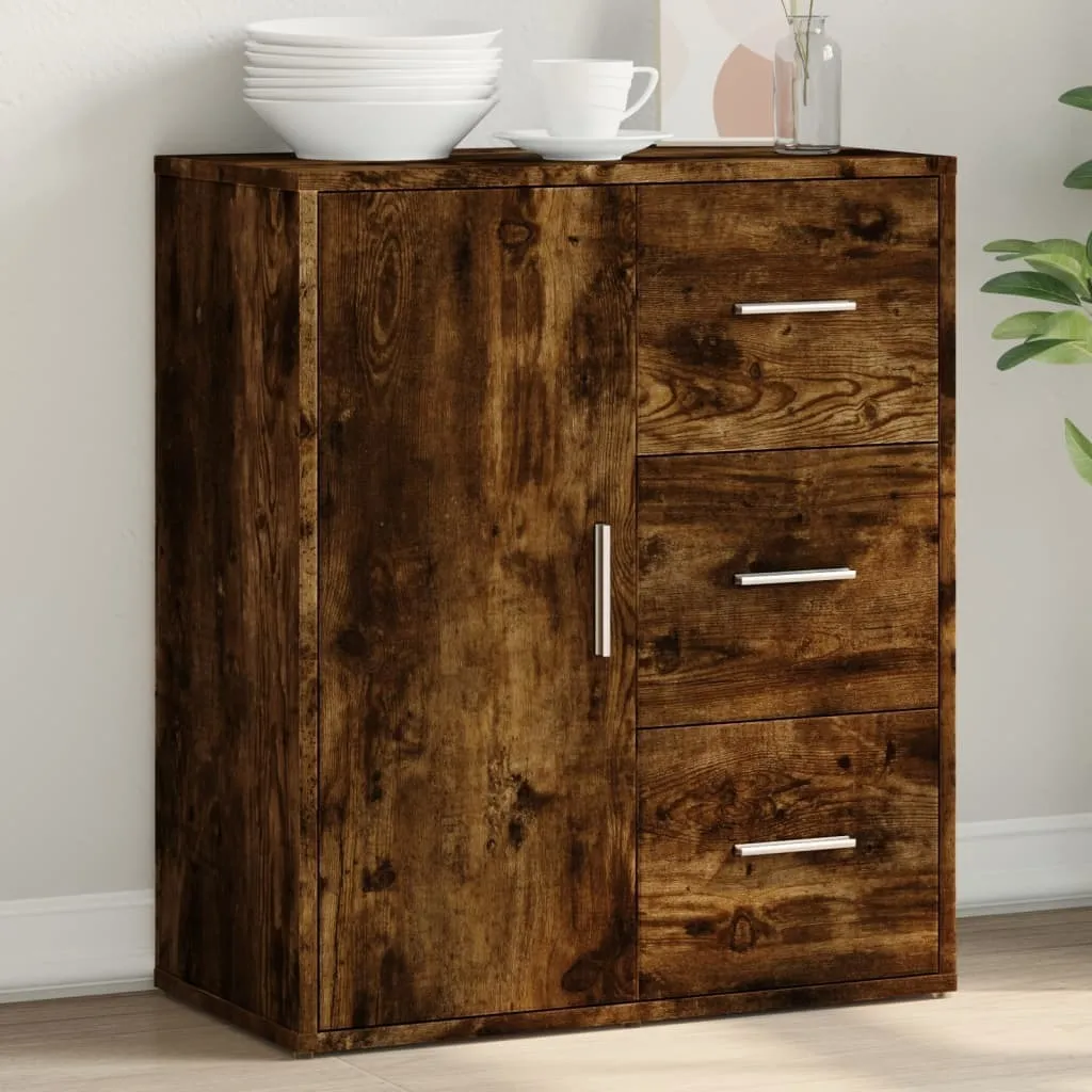 Credenza Maison Exclusive Rovere Affumicato - Fascino Retrò in 60 cm