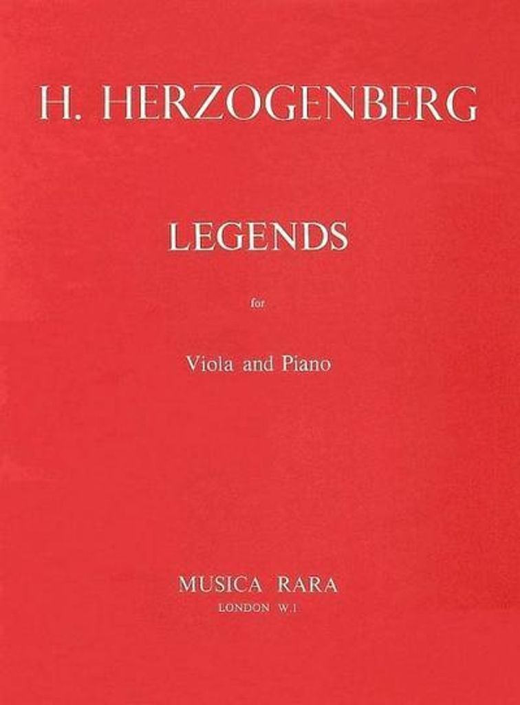Legends op.62for viola and piano