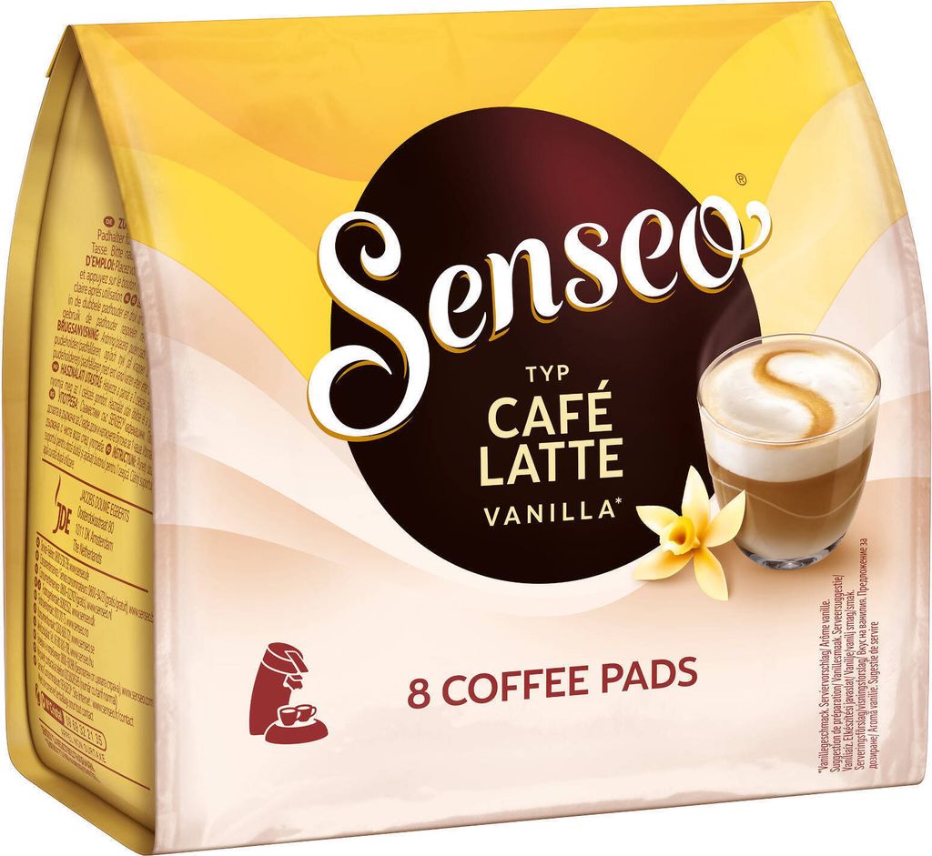 SENSEO Pads Typ Café Latte Vanilla Senseopads 40 Getränke Produktbild 3