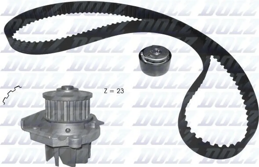 Entretien moteur : Kit courroie de distribution KD161 pour Fiat et Opel