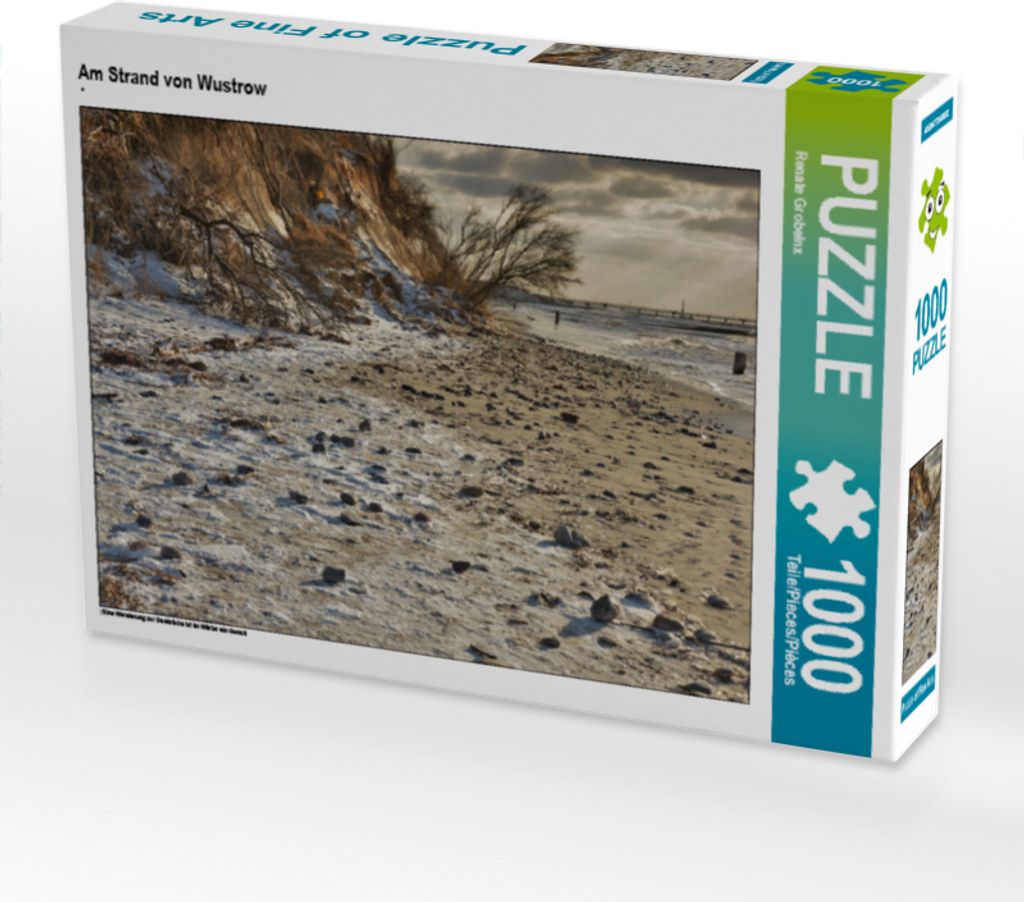 CALVENDO Puzzle Am Strand von Wustrow 1000 Teile Puzzle quer | 1000 Teile Lege-Größe 64x48cm Foto-Puzzle für glückliche Stunden