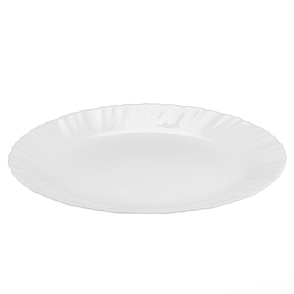 Carbo – Talerz głęboki, średnica 25 cm – Biały talerz Zdjęcie produktu 