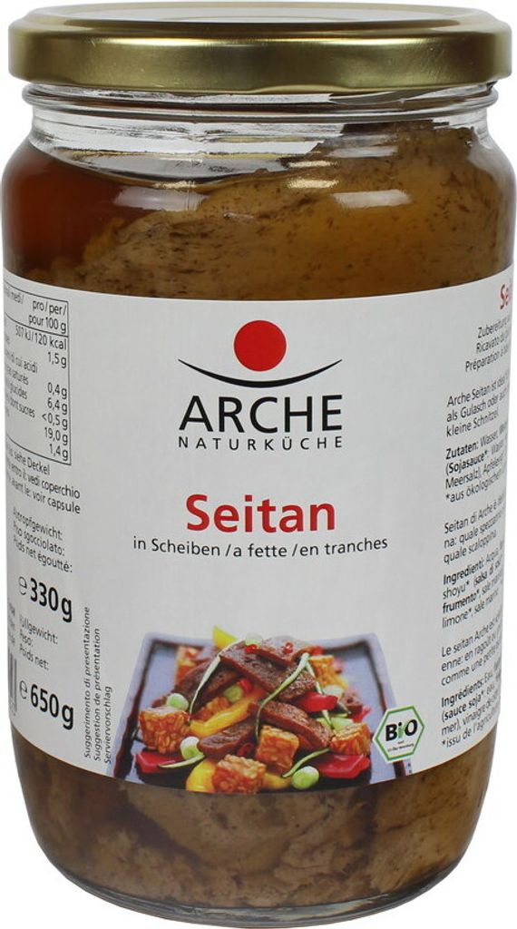 Tranches de seitan à la sauce soja 330g Image du produit 